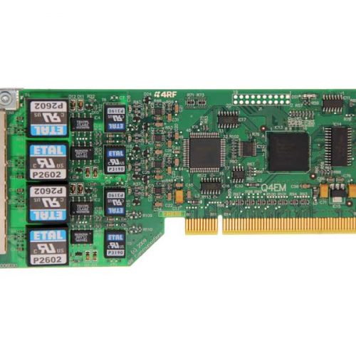 4RF Q4EM Quad 4-Wire E&M Interface Card