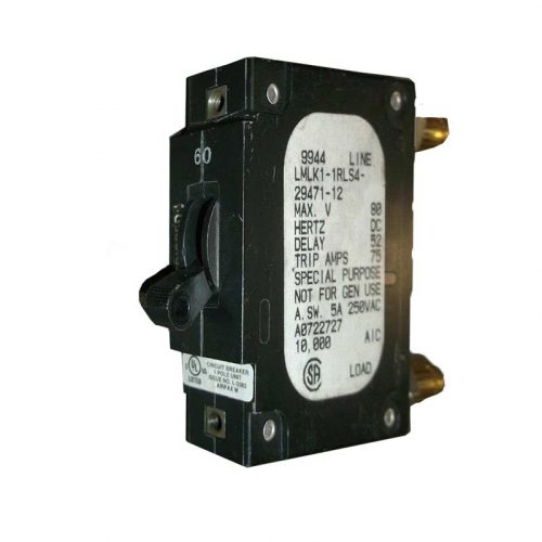 Airpax LMLK1-1RLS4-29471-12 60 Amp Circuit Breaker