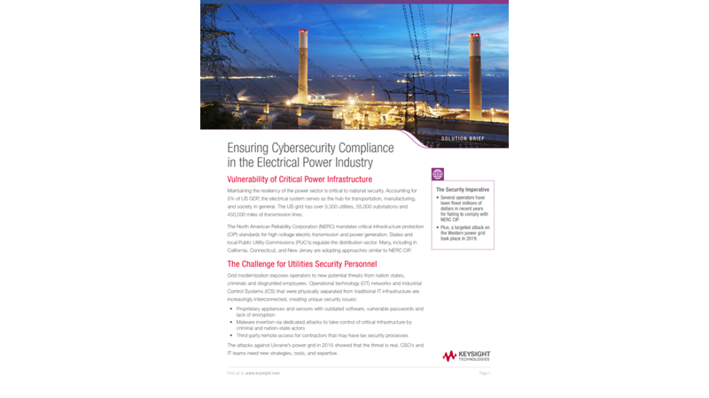 tempest-keysight-cyber-security-compliance-for-electric-power-industry