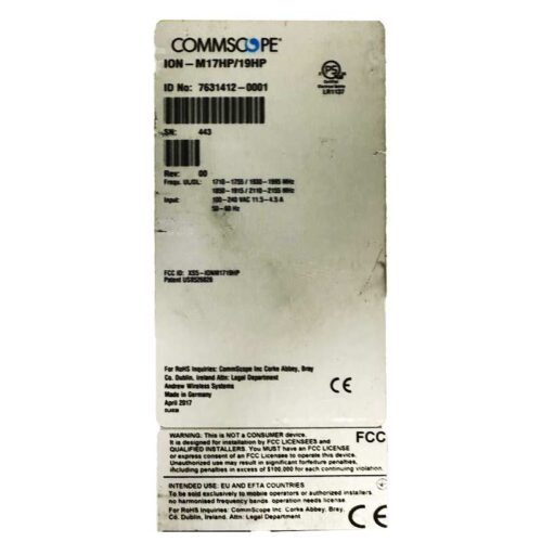 CommScope 7631412-0001 High Power Remote Unit